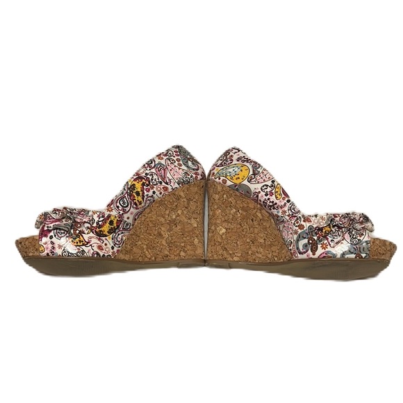 Women’s STEVE MADDEN, Open Toe, Wedges, Multi Colors, Size 6.5 - Picture 3 of 6